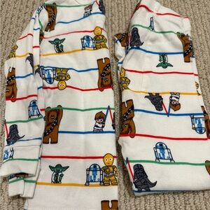 Baby GAP Star Wars Kids Pajama Set - White and Multicolor